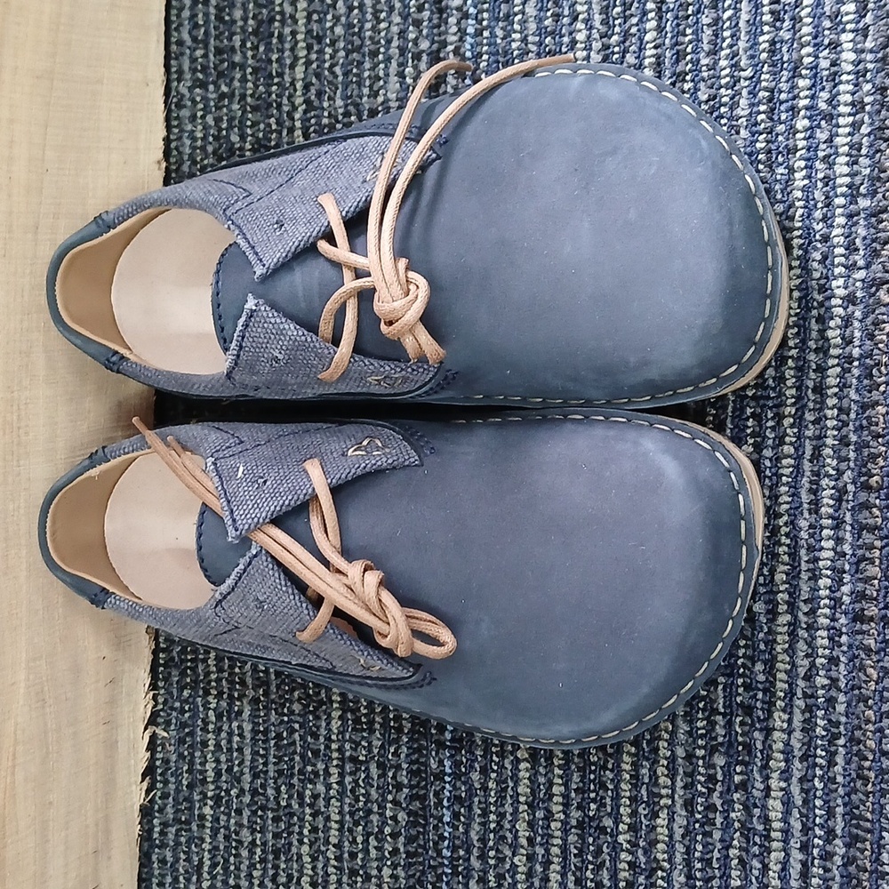 Nwt Birkenstock - Memphis Navy Shoe W 5 - Picture 2 of 6